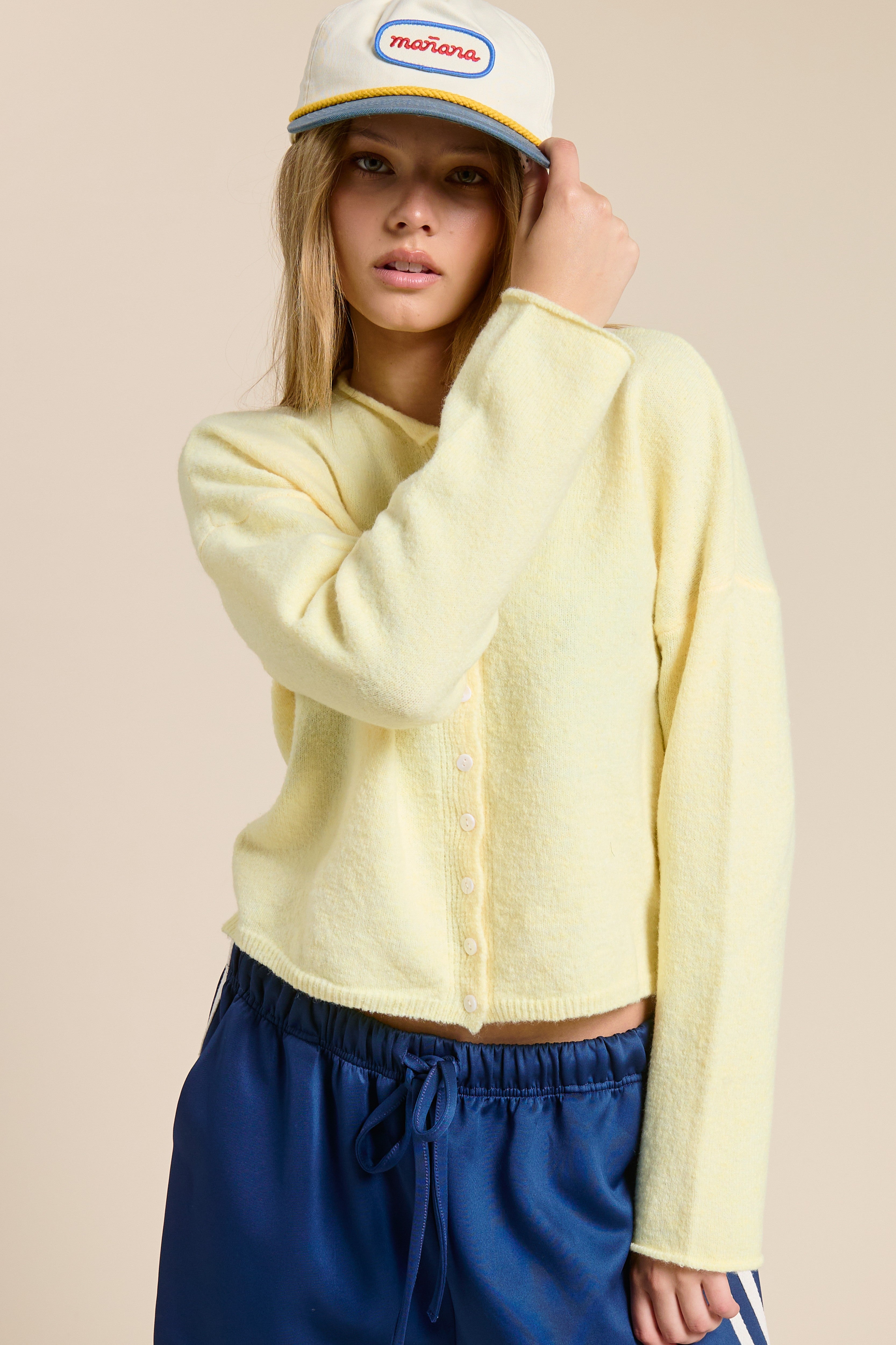 GOLDEN Neriah Essential Button Down Cardigan
