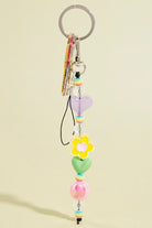 GOLDEN Sojourner Flower and Heart Keychain