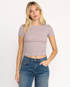 Billabong Checked Out Knit Tee