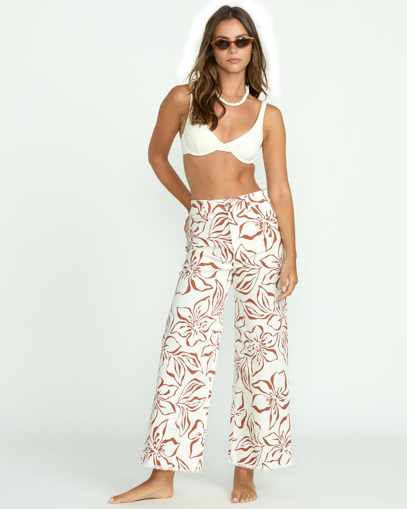 Billabong Free Fall Twill Pant in Salt Crystal