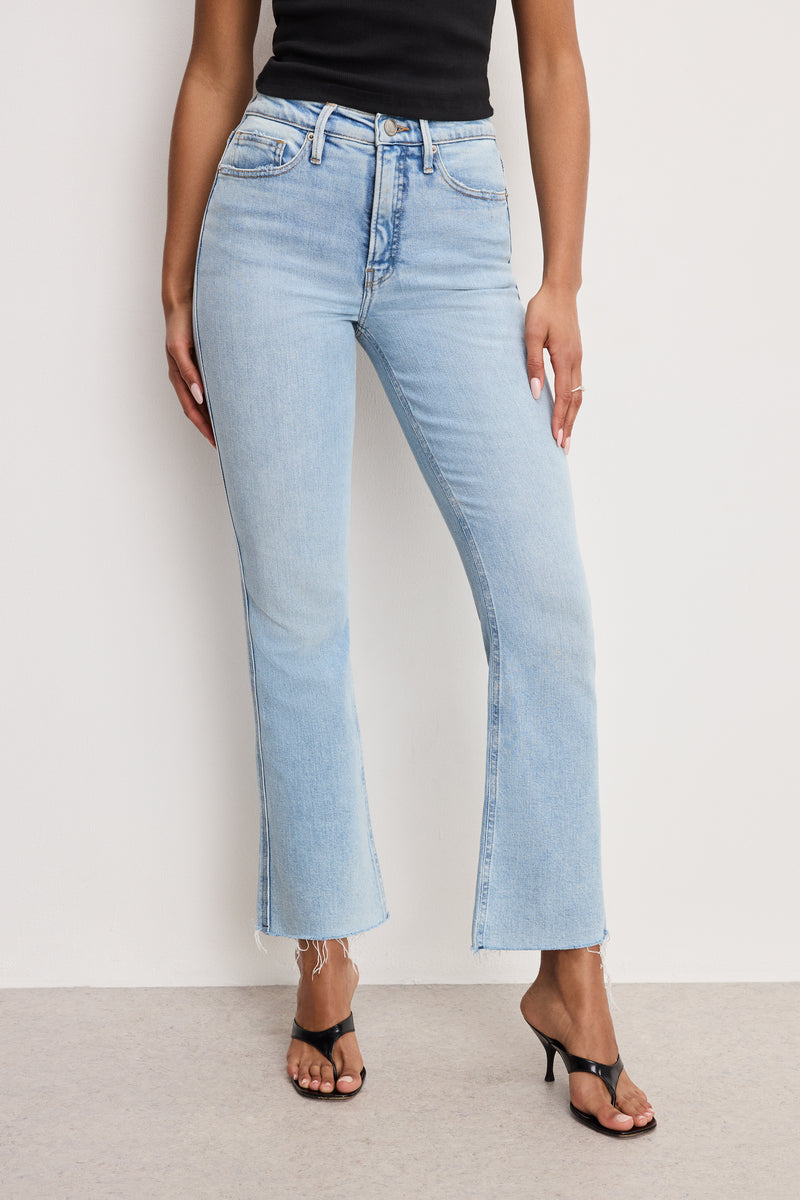Good American Good Standard Kick Flare Jeans