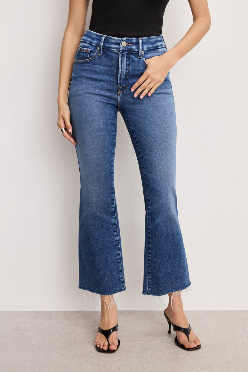 Good American Soft Tech Good Legs Jeans in Indigo818