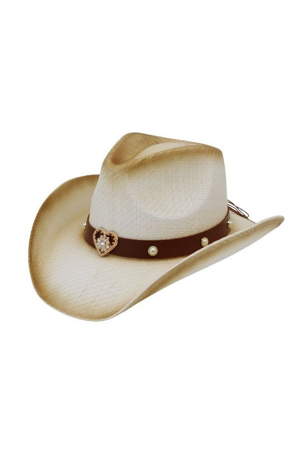 GOLDEN Arabella Aged Look Two Tone Cowboy Hat