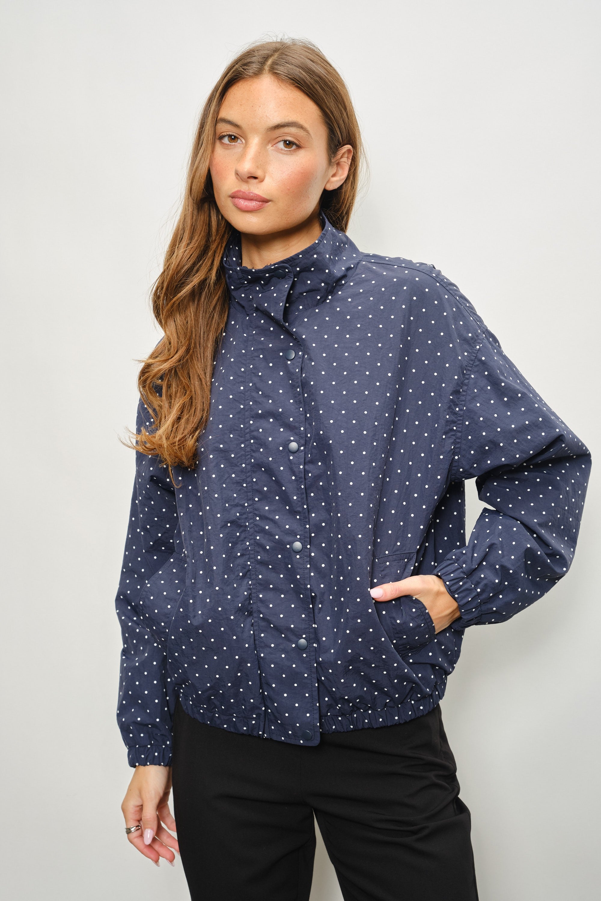 GOLDEN Damon Polka Dot Windbreaker