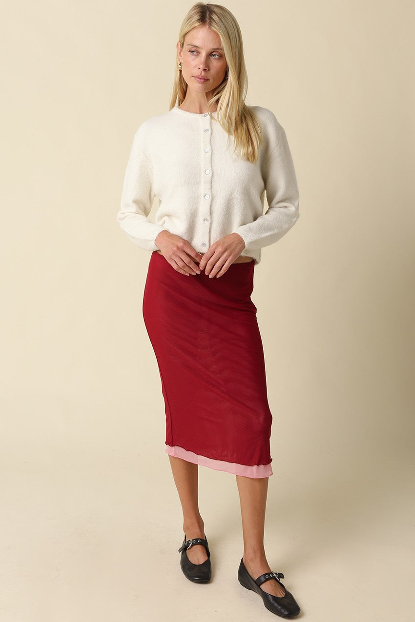 GOLDEN Hape Mesh Skirt by GOLDEN
