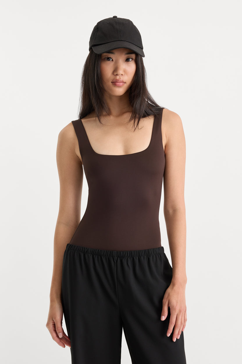 Good American The Sculpting Modern Tank Bodysuit