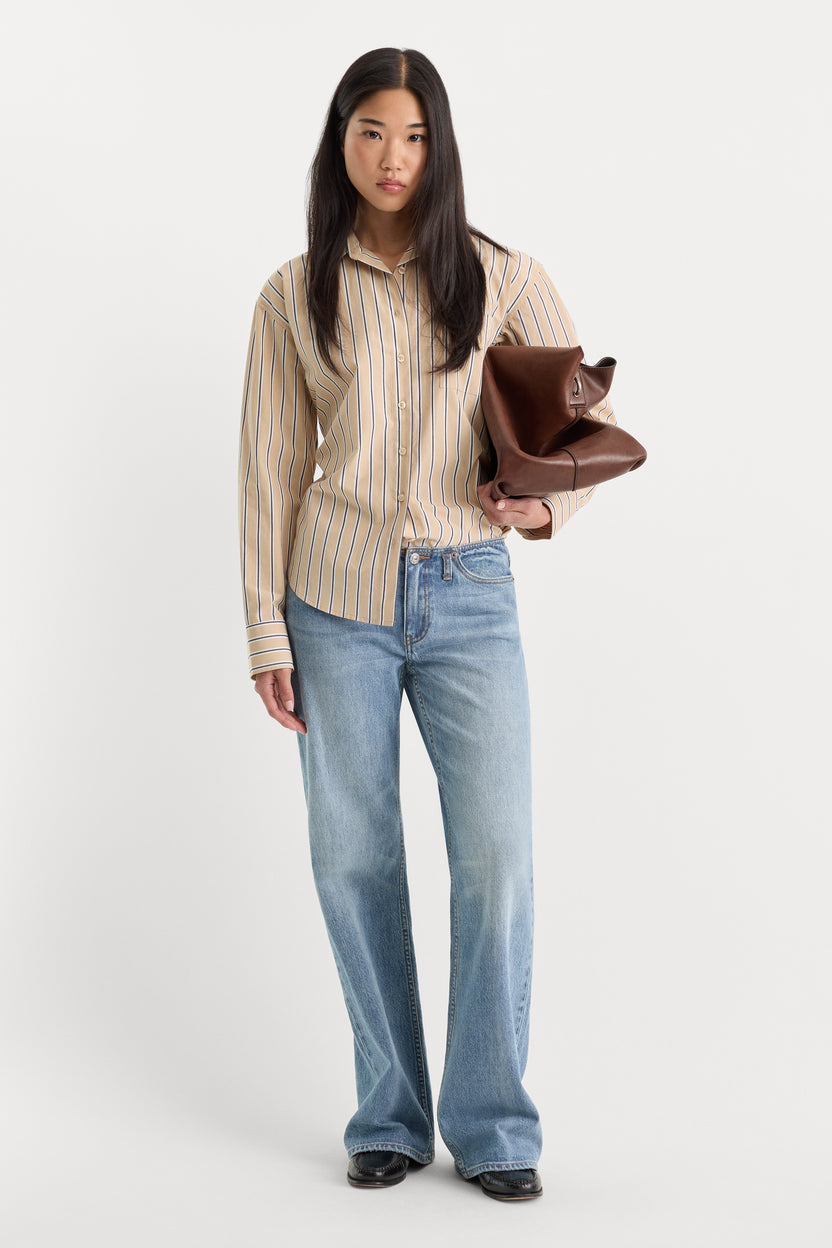 Good American The Poplin Easy Shirt by Good American