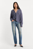 Good American The Crinkle Easy Shirt by Good American