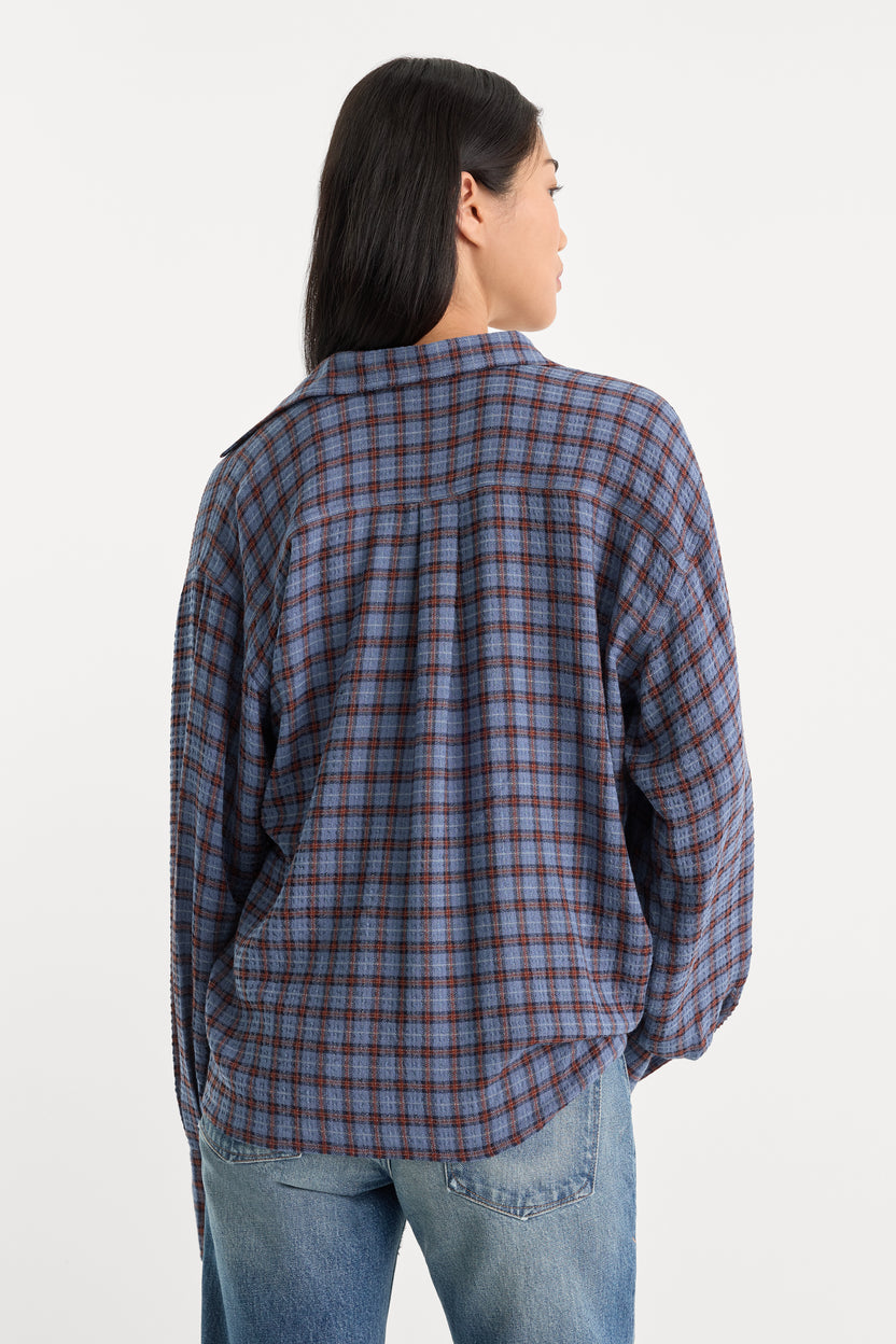 Good American The Crinkle Easy Shirt by Good American
