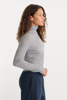 Good American The Sheer Rib Turtleneck by Good American