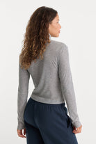 Good American The Sheer Rib Turtleneck by Good American