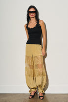 YAZ. Shalom Balloon Pant w/ Lace Detail