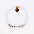 Candier Bride Gold-Plated Crystal Beaded Bracelet