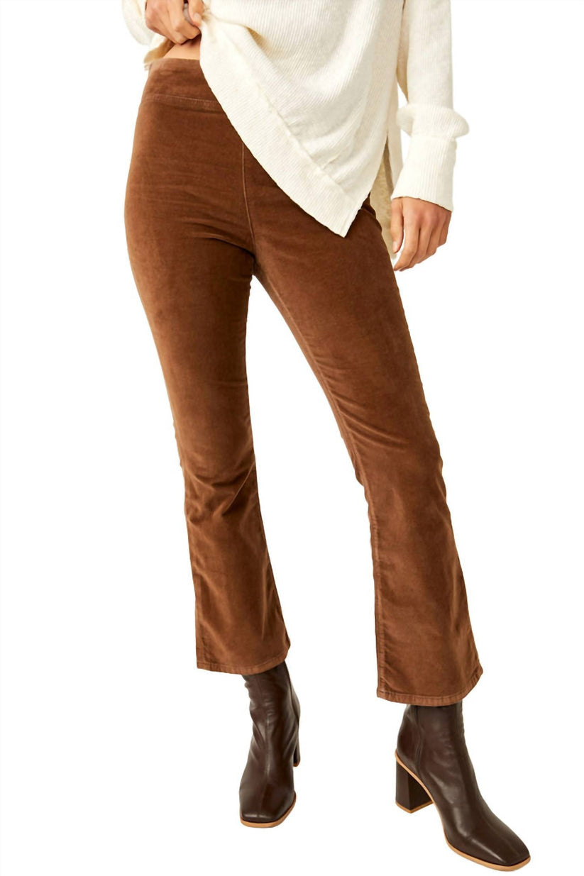 Free People In My Feelings Crop Boot - Chocolate