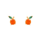 Girls Crew Orange Juice Studs