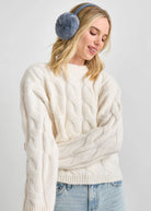 Alice & Wonder Mad Hatter Faux Fur Earmuff - Chocolate