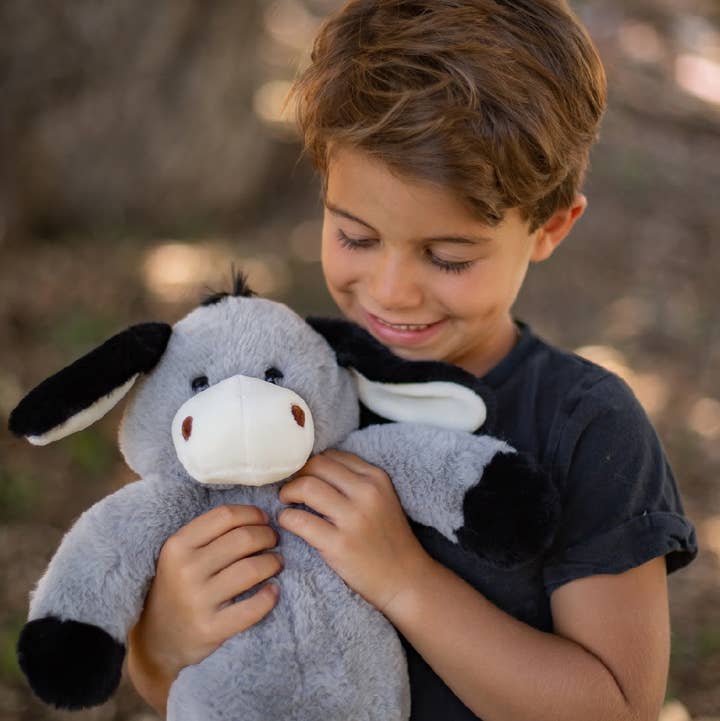 World's Softest Lushee 16 Inch Gray Darly Donkey Plush Toy by Beverly Hills Teddy Bear Company