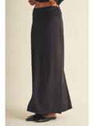 Mustard Seed Ruched Waistband Jersey Knit Skirt by Mustard Seed