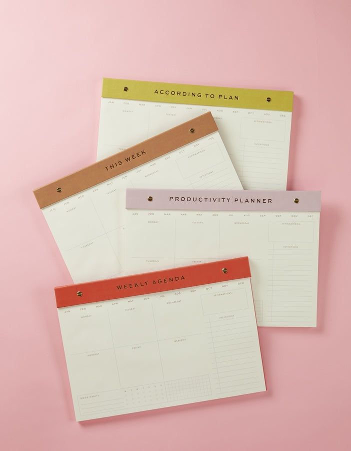 DesignWorks Ink Weekly Postbound Notepad