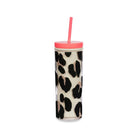 Kate Spade Acrylic Tumbler with Straw - Forest Feline
