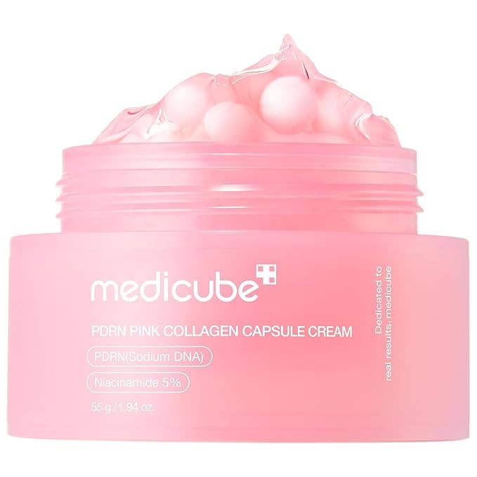 Glowiss Medicube Salmon Dna Pdrn Pink Collagen Capsule Cream 55g 1.94 oz