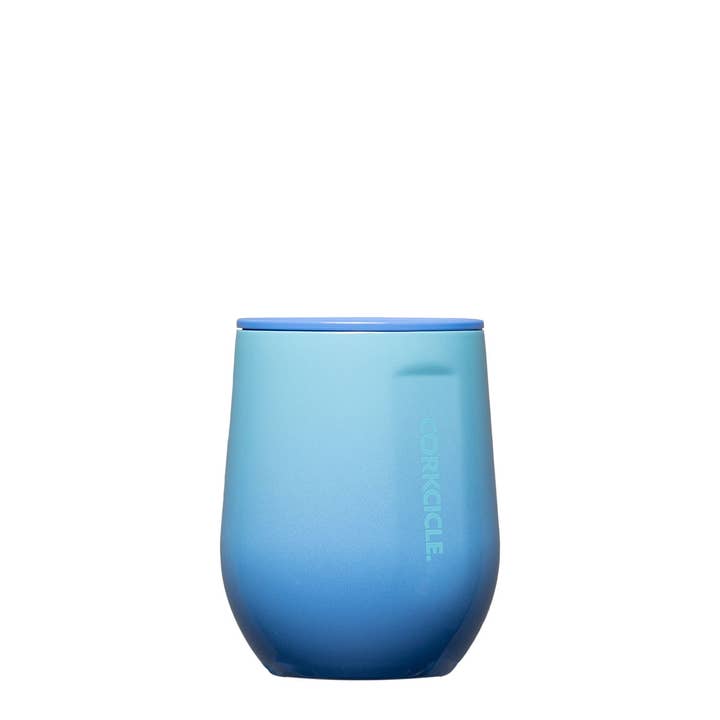 Corkcicle Stemless - 12oz Boom Box Blue
