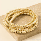 Anarchy Street Gold Dipped Ball Bead Bracelet Set Gold