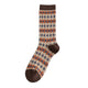 Dipped Shop Retro Geometric Jacquard Crew Socks by Dipped Shop