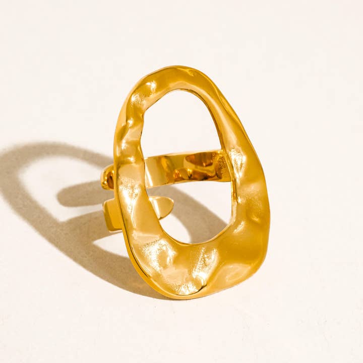 Flanerie by MAIQ 18K Gold Non-Tarnish Statement Rings by Flanerie by MAIQ