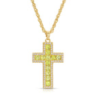 Joy Dravecky Isabella Cross Necklace Canary