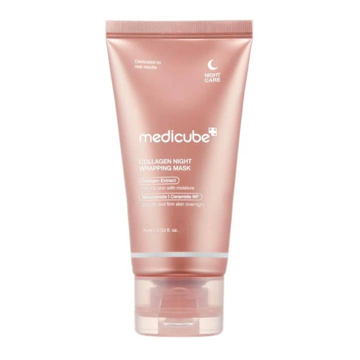 Glowiss Medicube Collagen Overnight Wrapping Peel Off Facial Mask 75ml