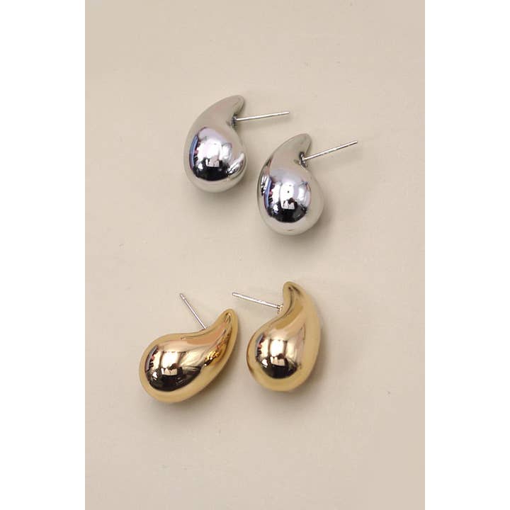 JOSSLYN by Wall to Wall Graceful Lightweight Teardrop Earrings