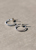 Breezi Mae Rope Stud Hoops