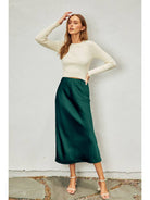 Dress Forum Going Out Pull On Maxi Skirt in Dark Green - Dark Green