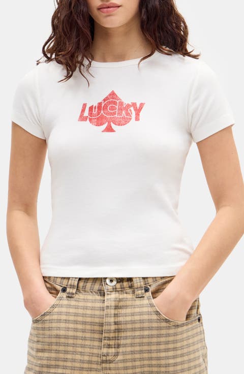 BDG Lucky Spade Baby Tee