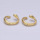 Aim Eternal 14K Gold Filled Molten Band Geometric Minimalist Ear Cuff