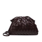 Perimade & Co Handwoven Leather Shoulder Handbag in Pu Leather by Perimade & Co