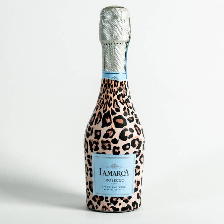 Beau Bottles Mini Prosecco Bottle Wrap - 6 Pack Leopard