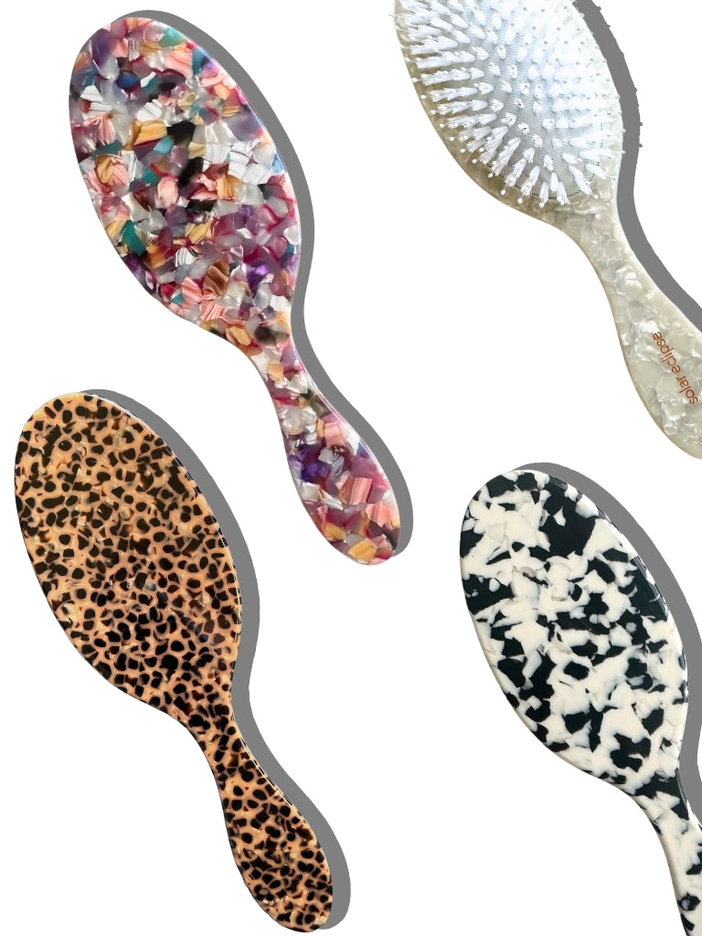 Solar Eclipse Perfect Daily Hair Day Brush - Black and White