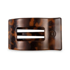 TELETIES Flat Rectangle Hair Clip | Medium - Almond Beige