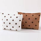 JOSSLYN by Wall to Wall Corduroy Polka Dot Cosmetic Makeup Pouch Bag by JOSSLYN by Wall to Wall