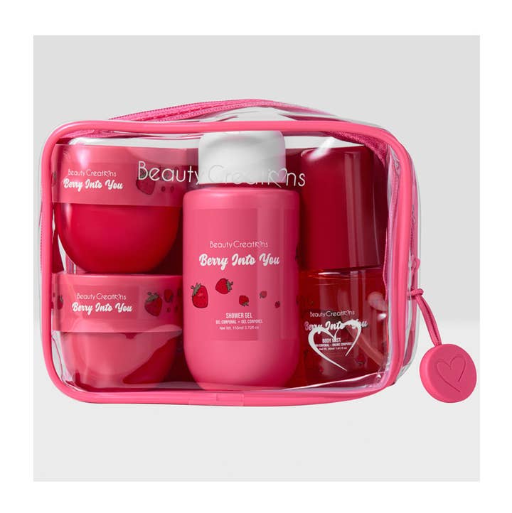 PINEAPPLE Beauty Beauty Creations Travel Body Care Kit Strawberry
