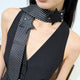 YAZ. Polka Dot Print Star Versatile Scarf Belt by YAZ.