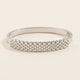 Anarchy Street Wide Watch Band Link Hinged Bangle Bracelet by Anarchy Street