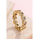 JOSSLYN by Wall to Wall Gold Rhinestone Multi-Shape Eternity Stack Rings | 40R142 by JOSSLYN by Wall to Wall