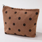 JOSSLYN by Wall to Wall Corduroy Polka Dot Cosmetic Makeup Pouch Bag by JOSSLYN by Wall to Wall
