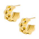 BRACHA Rolly Baby Hoops Gold