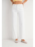 JBD High Rise Full Length Straight in White