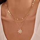 JOSSLYN by Wall to Wall 18K Stainless Steel Tarnish Free Layered Necklace | 40NK9738 by JOSSLYN by Wall to Wall