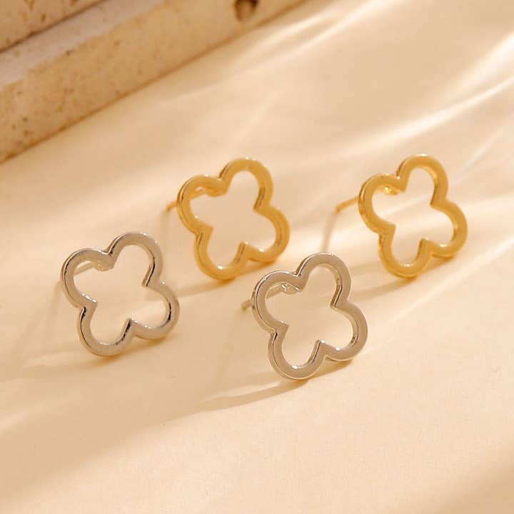 JOSSLYN by Wall to Wall 18K Stainless Steel Tarnish Free Waterproof Clover